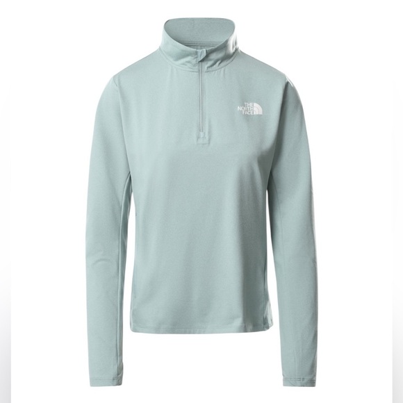 The North Face Riseway 1/2 Zip Top Womens Long Sleeve with Thumbholes Size M - Picture 2 of 15